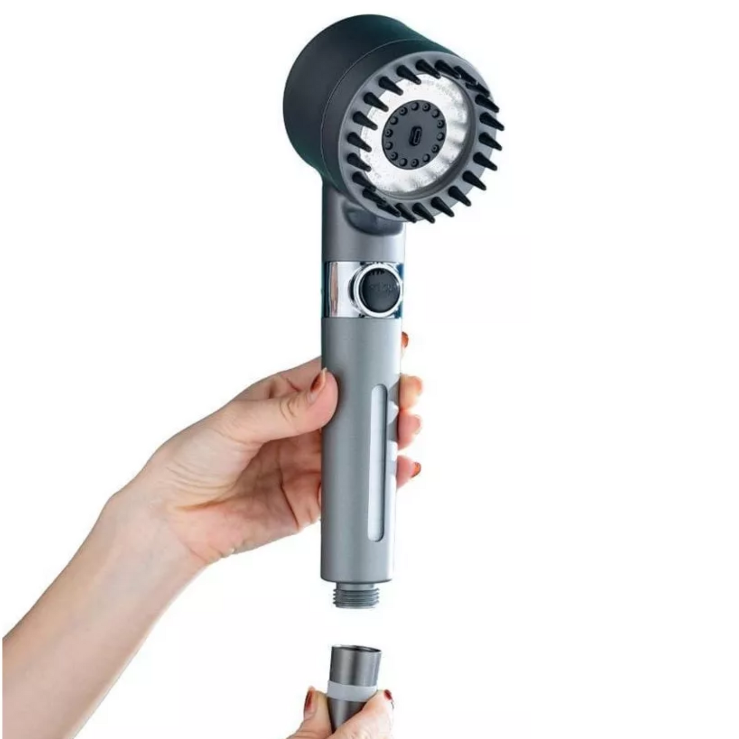 Gray helmet for bikers