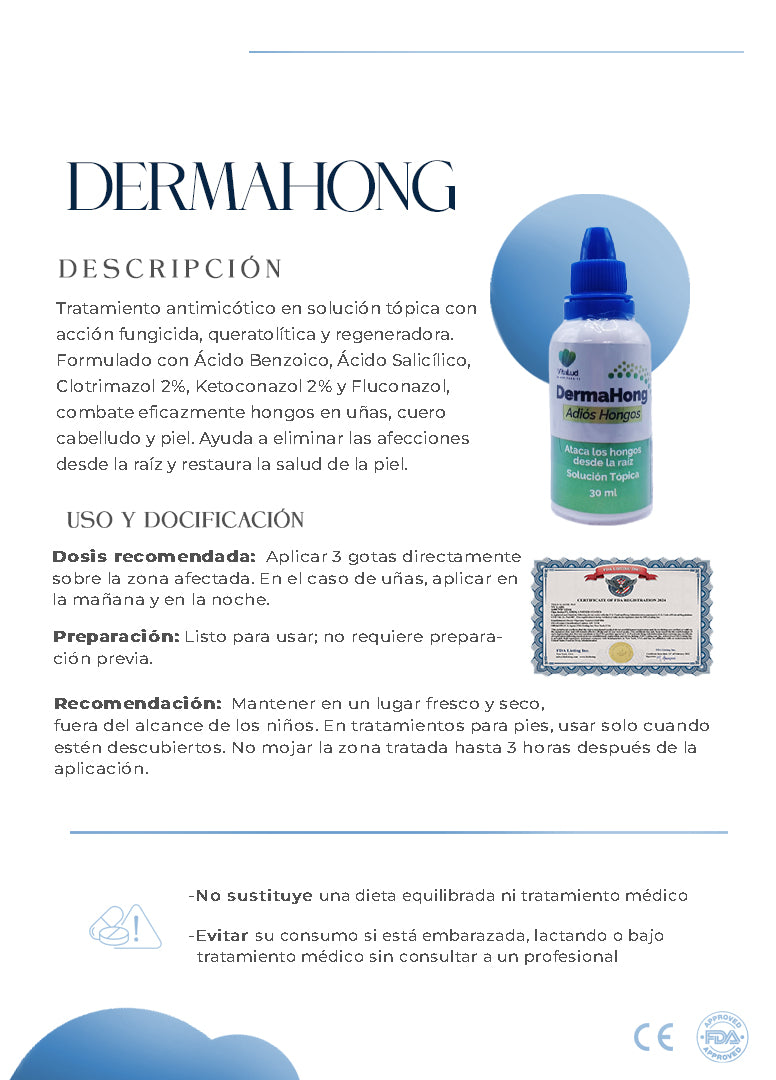DERMAHONG Despídete de los Hongos!